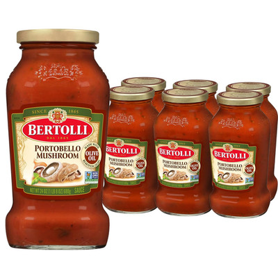 Portobello Mushroom Sauce, Pasta Sauce Made with Vine-Ripened Tomatoes, Onions,