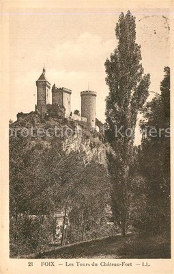 Foix Les Tours du Chateau Fort