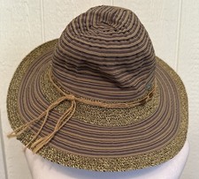 Scala Collezione Women s Safari Sun Hat Brown Olive One Size Boho Packable