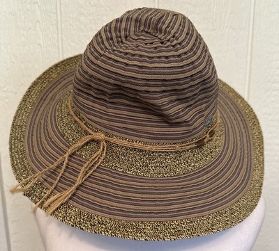 Scala Collezione Women s Safari Sun Hat Brown Olive One Size Boho Packable