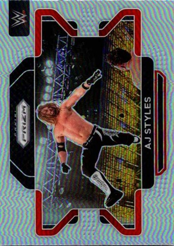 AJ Styles [Silver Prizm] #7 card