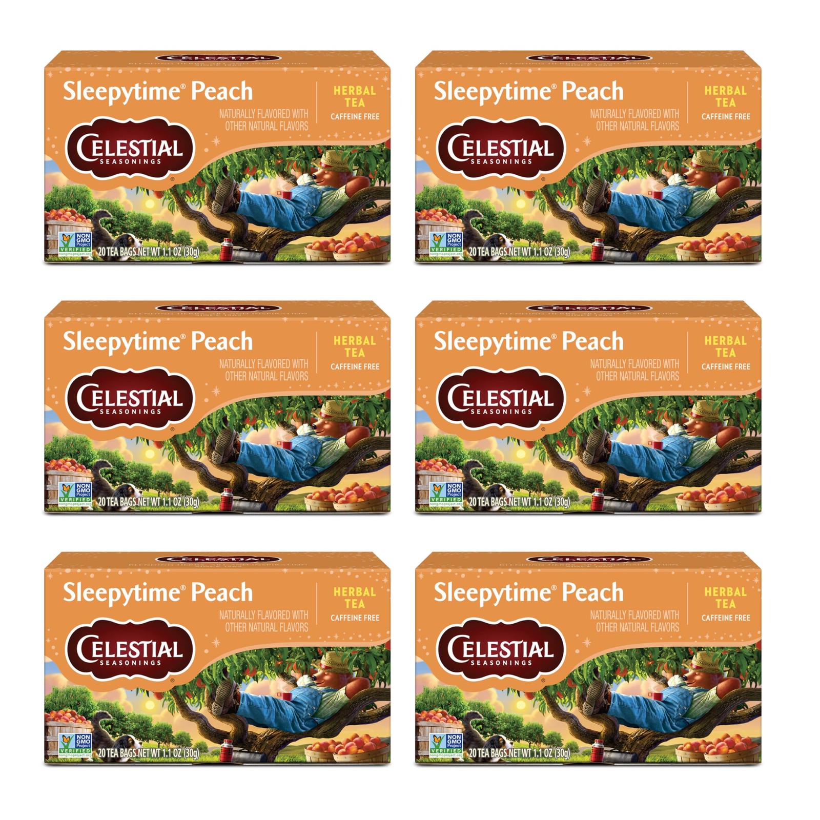 Celestial Seasonings Sleepytime Herbal Tea Bags 20 Count Caffeine Free Blend