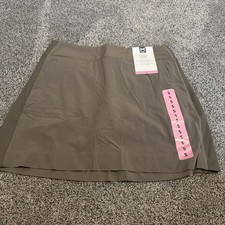 NWT Member s Mark Ladies Stretch Skort Women's S brown Skirt / Shorts