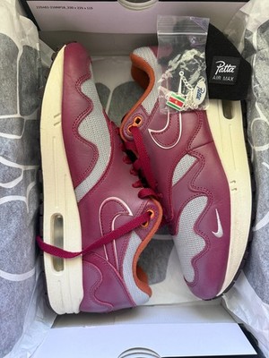 Nike Patta x Air Max 1 Rush Maroon - Size 10 - Great condition