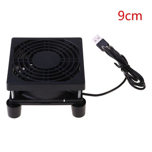 Mute Cooling Fan for Router TV Set Box Practical Radiator Cooler Replace Part - Afbeelding 9 van 10