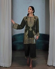 SALWAR KAMEEZ PAKISTANI INDIAN WEDDING PARTY WEAR DRESS BOLLYWOOD SUIT PLAZO