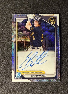 2024 Bowman Chrome Prospect Mega Box Autographs Eric Bitonti #BMA-EBI