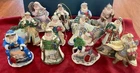 THOMAS KINCAID/ASHTON DRAKE SET OF 12 ‘OLD WORLD SANTAS” CHRISTMAS ORNAMENTS