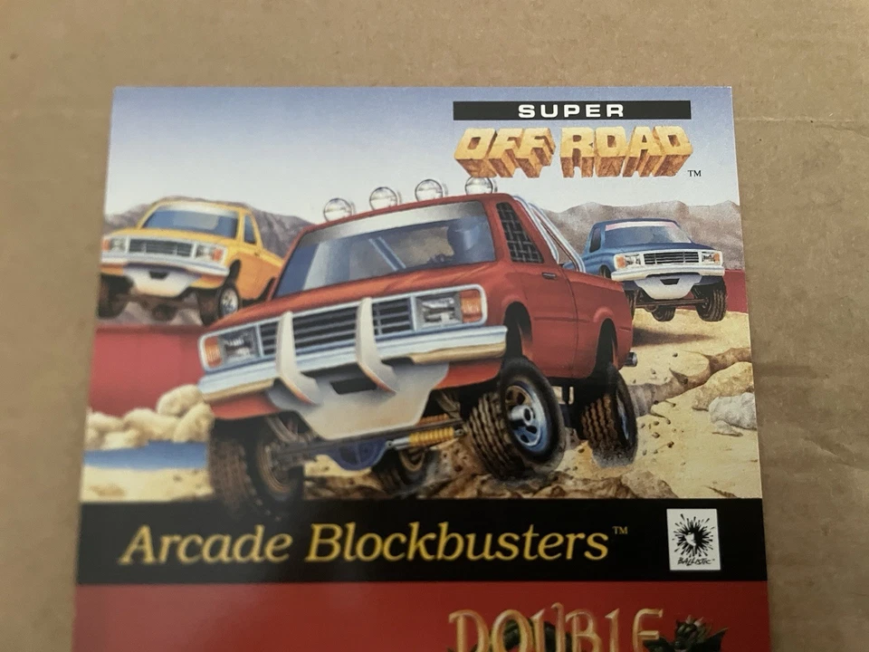 Sega Mega Drive Double Dragon & Super Off Road Post Card Fast Despatch Next Day  - Image 2 of 4