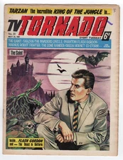 1967 CITY MAGAZINES TV TORNADO #20 FLASH GORDON, TARZAN, LONE RANGER RARE KEY UK