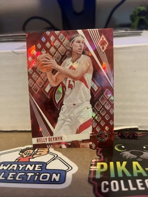 2023-24 Panini Phoenix Kelly Olynyk Red Cracked Ice #124 - Image 1 of 2
