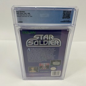 Star Soldier for Nintendo NES CIB CGC Graded 9.0 w 9.6 Cart & Manual!
