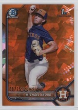 2022 Bowman Chrome Draft Sapphire Edition Orange 8/25 Michael Knorr #BDC-120 1u6