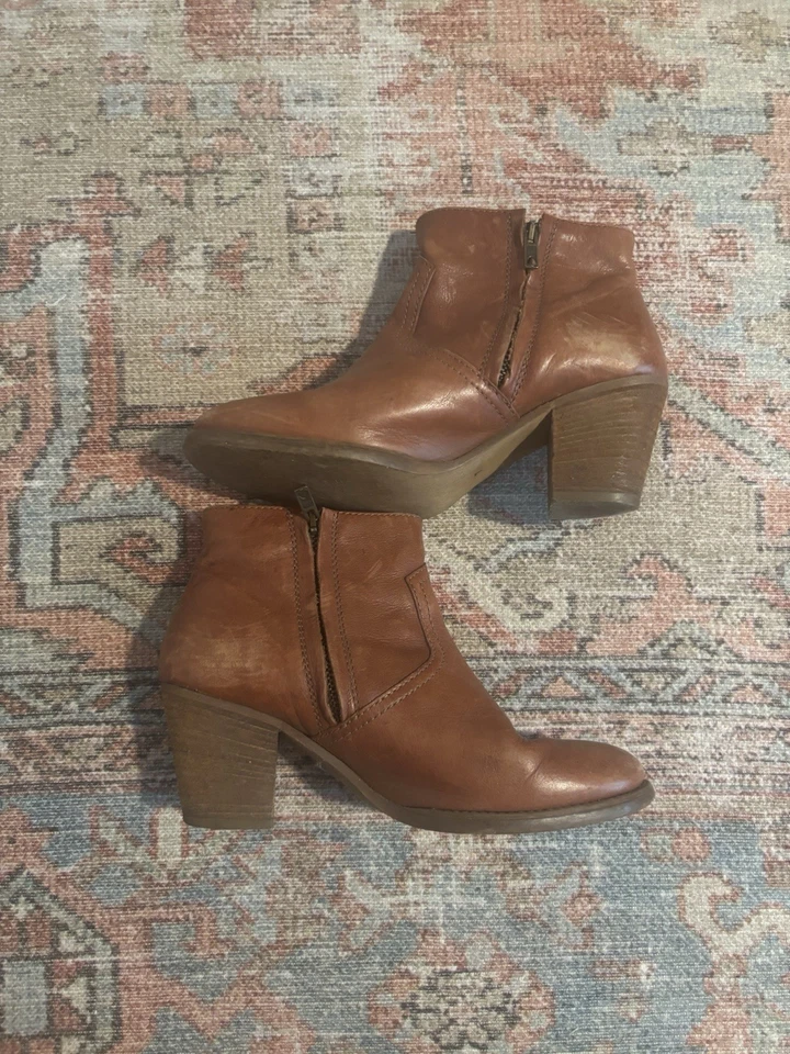 Botines Madewell de cuero camel talla 7 Foto 2 de 4