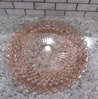Jeannette Pink Depression Glass Serving Plate, 1935-1938 Vintage, 14"