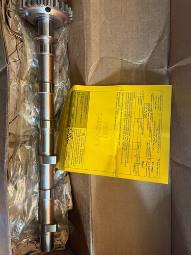 Lycoming camshaft p/n: 76097 yellow tagged from aircraft specialties