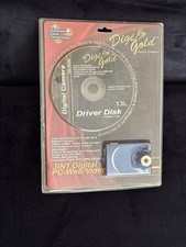 NEW Genuine Digital Camera 3IN1 Digital/PC-Web/Video Camera Digi Gold