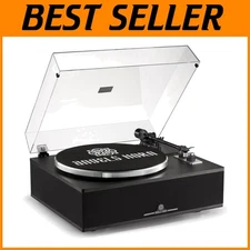 Wireless Vinyl Turntable - Built-in Speakers & Phono Preamp