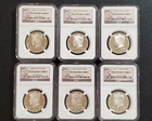 Kennedy Silver Half Dollars NGC PF69 Ultra Cameo 2006-2011 Date Run (6 Coins)
