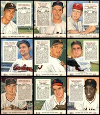 1955 Red Man Near Complete Set - w/ Tabs 3.5 - VG+ 6521358 (23 / 50 cards)