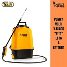 Pompa Volpi V-Black VITA 16 lt irroratrice a batteria nebulizzatore spalla