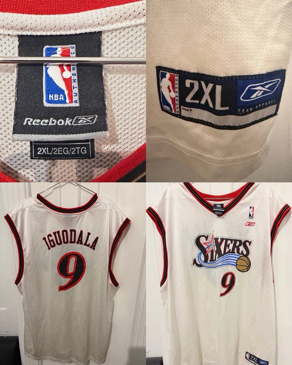 Reebok Philadelphia 76ers White NBA Fan Apparel & Souvenirs for