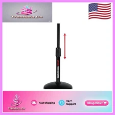 Universal Microphone Stand with 9.5" to 14.5" Adjustable Height & Compacted Base