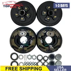 Electric Trailer Self Adjusting Brake 5-4.5" Hub Drum Kit For 3500 lb Axle