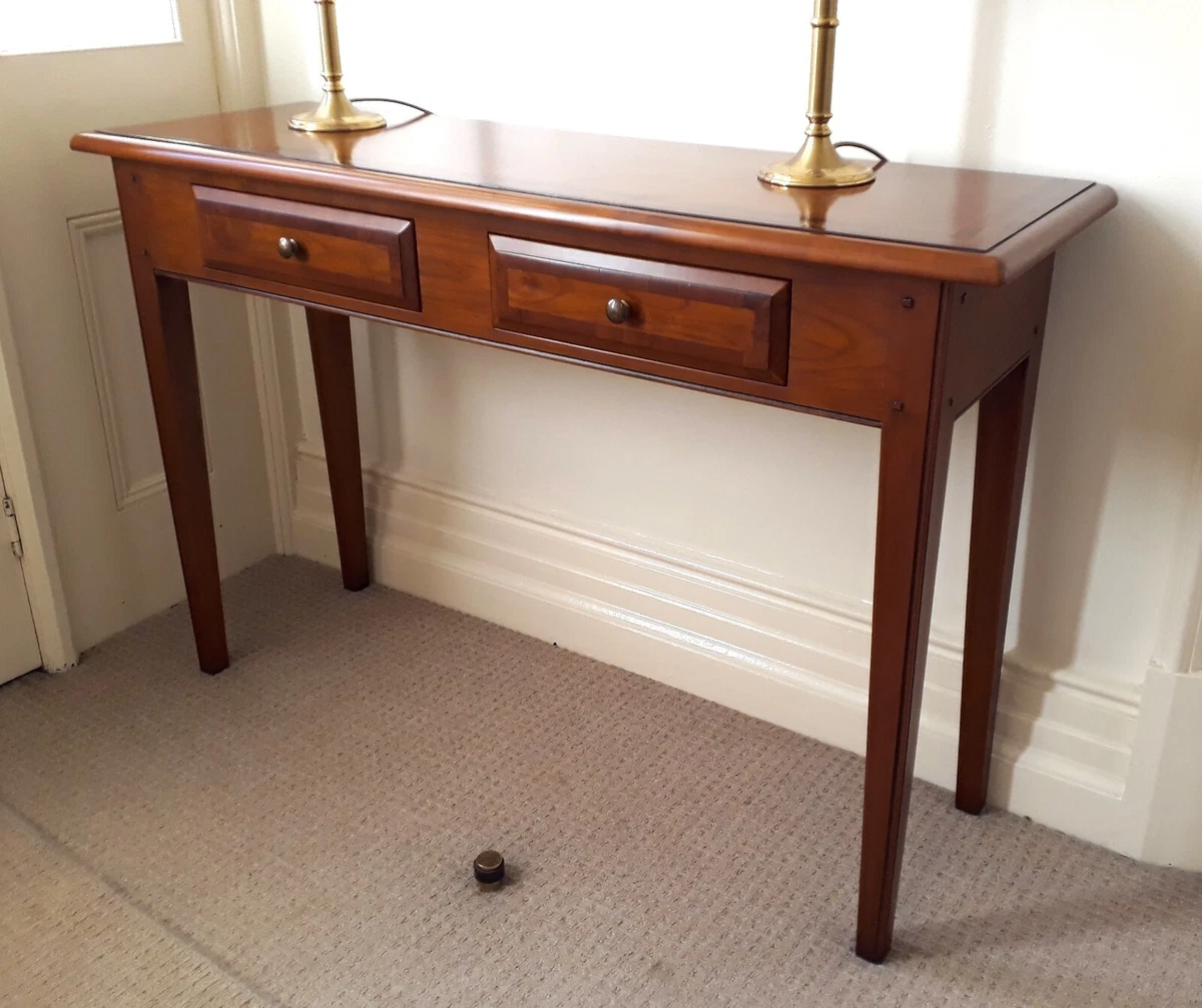 Solid cherry sofa table deals