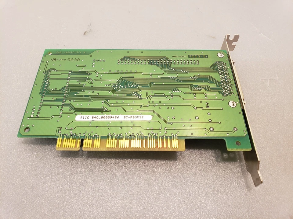 Vintage SIIG S003-001 SCSI360P PCI SCSI Host Adapter Card 50-pin Initio 940P - Image 3 of 3