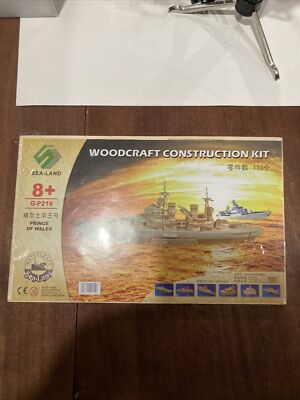 new Woodcraft Construction Kit G-P216 Sea-Land Watercraft - prince of wales