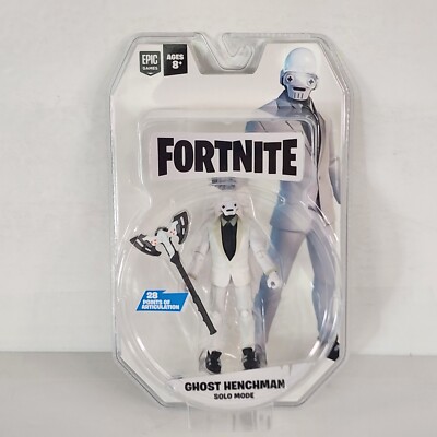 Fortnite Ghost Henchman 4'' Action Figure 2021 Solo Epic Video Games Jazwares New