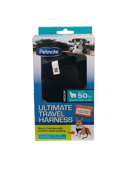 Nuevo Arnés de Viaje Ajustable Petmate Negro Ultimate + Arnés de Correa para Perro  Foto 2 de 2