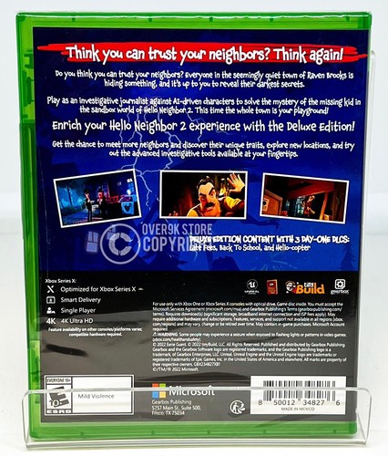 Hello Neighbor 2 - Deluxe Edition - Xbox One | Xbox Series X - Brandneu - Bild 2 von 4