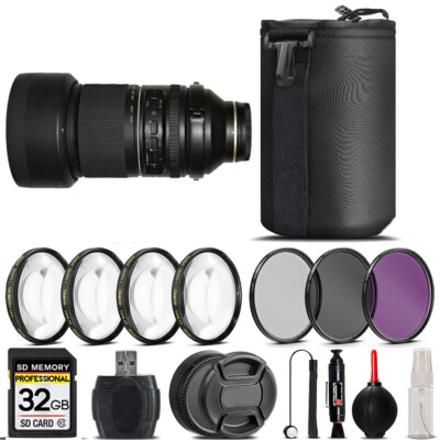 Tamron 150-500mm f/5-6.7 III VXD Lens for Sony+4PC Macro Kit+3 Piece Filter-32GB