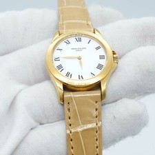 PATEK PHILIPPE 18K Yellow Gold 28mm Calatrava 4905J ladies manual winding 3