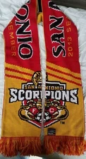NEW! San Antonio Scorpions FC Inaugural Season Ruffneck Scarf 2013, NASL