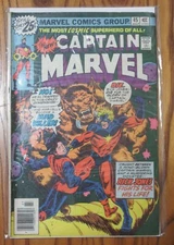 "The New Captain Marvel" 45 July 1976 Marvel Comics Group Comic Book