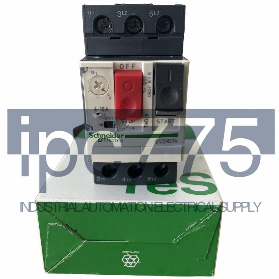 Pulsante Avviamento Motore Manuale NUOVO Interruttore Motore GV2ME14 6A