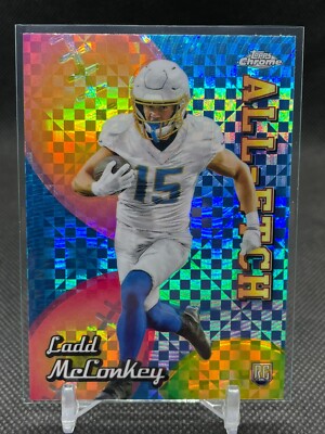 2024 Topps Chrome Ladd Mcconkey RC - ALL ETCH - X-FRACTOR