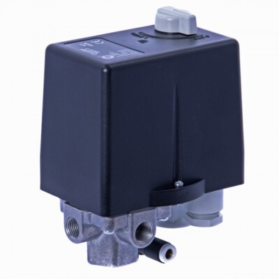 Druckschalter Condor MDR 3 für Kompressor MDR-3/11 400V 6,3A 8-10bar 3x1/4 1x3/8