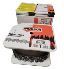100' Spool Bulk Windsor 58JL100R .325 .058 Chainsaw Chain - W43