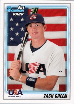 2010 Bowman Draft Prospects #BDPP99 Zach Green Team USA