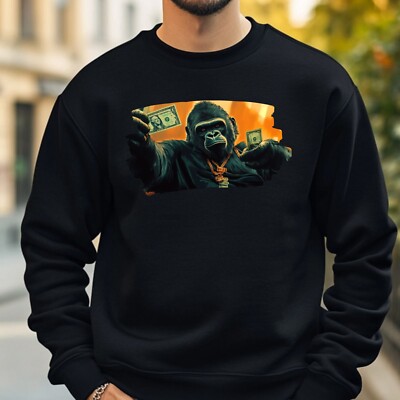 Gorilla With Money Sweatshirt Cosy And Perfect For Any Occasion S To 4XL