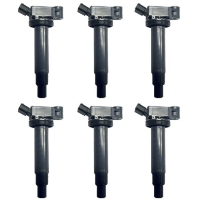 Set Of 4 ISA Ignition Coils And 4 Denso Spark Plugs Compatible With 2002-2006 Toyota Camry LE Sedan 4 Door 3 0l 2995cc V6 Gas Dohc Naturally Aspirated Replacemen - Foto 2