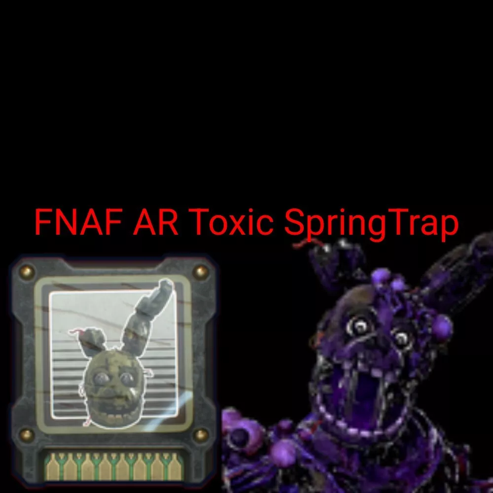 FNAF AR Toxic SpringTrap Plushsuit With CPU : Note this item is Sent  Digitally.