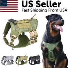 Tactical Dog Harness with Handle No-pull Large Military Dog Vest US Working Dog