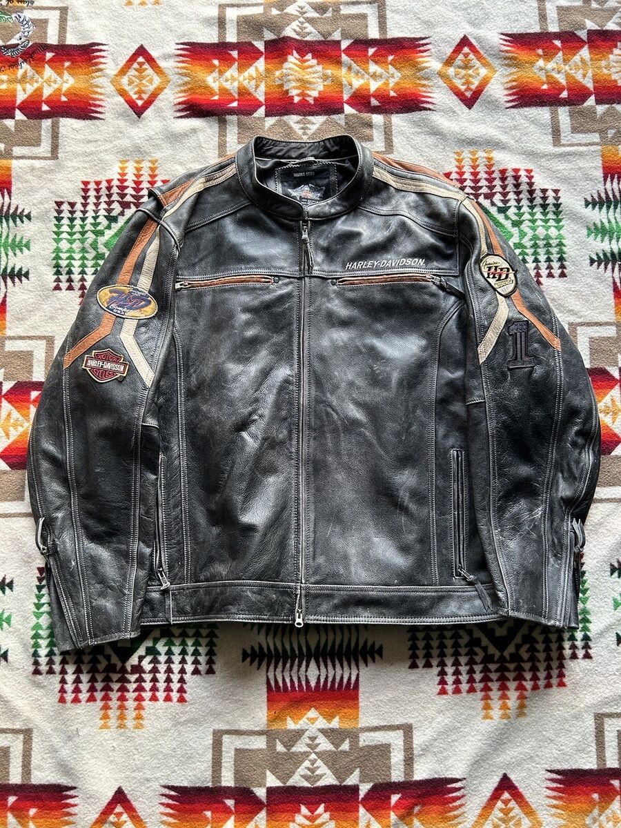 Harley Davidson Men's Boulevard Distressed Leather Riding Harley Davidson Men's Boulevard Distressed Leather Riding