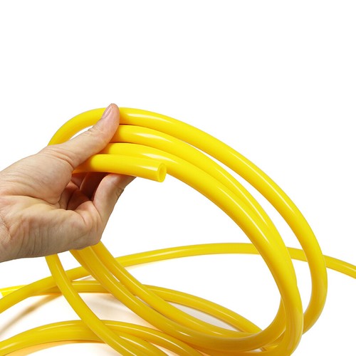 Tubo de silicona de grado alimenticio tubo de agua de leche de cerveza manguera de goma suave de alta temperatura amarillo - Imagen 5 de 8
