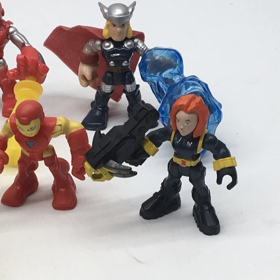 Marvel Super Hero Squad Lote 14 Figuras Playskool Iron Man Thor Carnage Electro Foto 3 de 4
